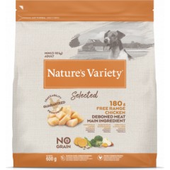 Nature’s Variety Selected Dog Mini Adult Piletina 0,6kg