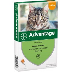 Advantage Cat do 4kg - prodaja u veterinarskoj apoteci