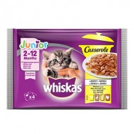 WHISKAS MULTIPACK Sos Casserole Junior piletina 4x85gr