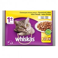 WHISKAS MULTIPACK Sos izbor živine 4x85gr